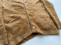 60s Kandahar Mohair Cardigan Goldenbrown