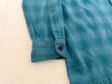 90s Pendleton Shadow Plaid Board Shirt M Turquoise