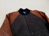 90s Polo Ralph Lauren Leather Varsity Jacket L