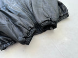 90s Polo Ralph Lauren Leather Swing Top Jacket XL Black