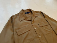 90s Polo Ralph Lauren Rayon Loop Shirt M Beige