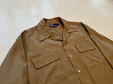 90s Polo Ralph Lauren Rayon Loop Shirt M Beige