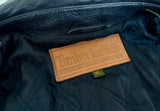 90s TimberLand WeatherGear Leather CarCoat XL Black