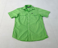 90s Polo Ralph Lauren Cotton Shirt M LimeGreen