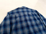 90s Pendleton Shadow Plaid Board Shirt M Blue