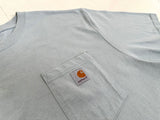 Used Carhartt Pocket T-shirt XL Skyblue