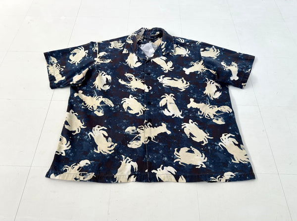 90s Polo Ralph Lauren VINTAGE CAMP Shellfish Loop Shirt XXL