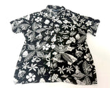 90s Polo Ralph Lauren Black Hawaiian Shirt XXL