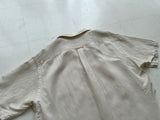 90s Polo Ralph Lauren CALDWELL Loop Shirt L Off White