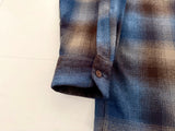 90s Pendleton Shadow Plaid Board Shirt L Blue