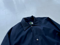 90s Wether Breaker Nylon Coach Jacket Navy