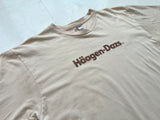 Used Haagen Dazs Vanilla T-shirt L Ivory