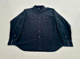 90s Polo Ralph Lauren Cotton Western Shirt XL Black