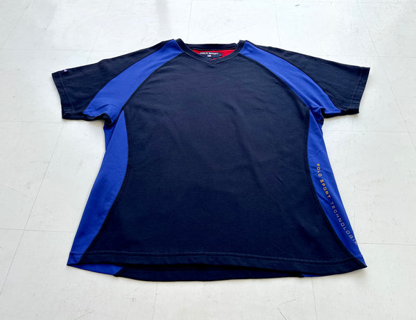 Used POLO SPORT T-shirt L Navy&Blue