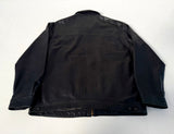90s Polo Ralph Lauren Leather SwingTop Jacket XL Black