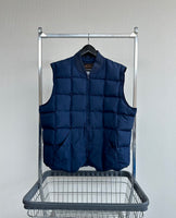 80s Eddie Bauer Puffer Quilting Vest 50 DeepNavy