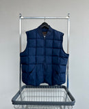 80s Eddie Bauer Puffer Quilting Vest 50 DeepNavy