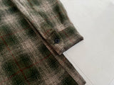 90s Pendleton Shadow Plaid Board Shirt M Olive