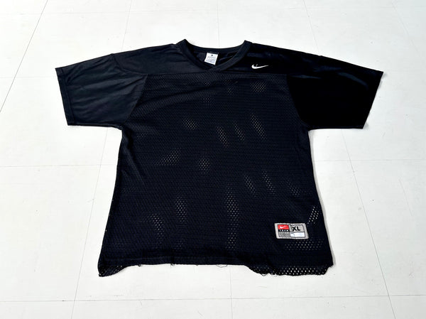 Used NIKE Mesh Football Shirt XL Black