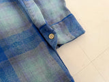 90s Pendleton Shadow Plaid Board Shirt M Blue