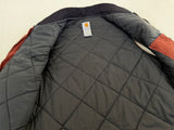 00s Carhartt Duck Vest L CLY Burgundy