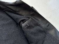 90s Polo Ralph Lauren Leather CarCoat L Black
