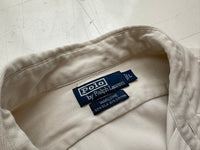 90s Polo Ralph Lauren MARLOWE L/S Shirt L Ivory