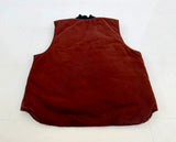 00s Carhartt Duck Vest L CLY Burgundy