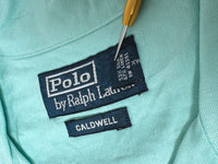 90s Polo Ralph Lauren CALDWELL Loop Shirt L TiffanyBlue