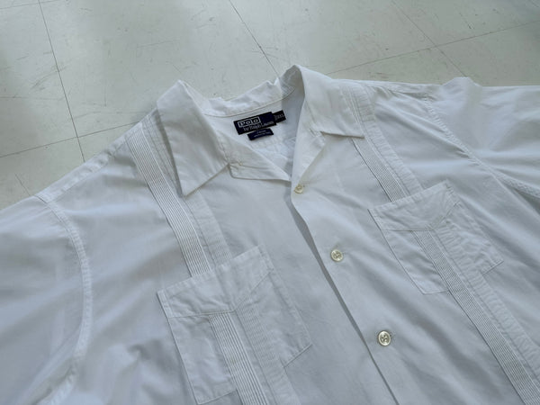 90s Polo Ralph Lauren JAVA Cuba Shirt XXL PureWhite – NO
