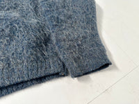 60s The Shaq Line Mohair Sweater L Navy