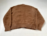 60s DRUMMOND Mohair Cardigan M MilkteaBrown