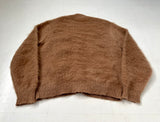 60s DRUMMOND Mohair Cardigan M MilkteaBrown