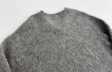 60s McGregor PowderSnow Mohair Sweater XL LightGrey
