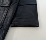 90s TimberLand WeatherGear Leather CarCoat XL Black