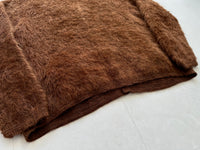 60s TOWNCRAFT Mohair Cardigan L DeepBrown