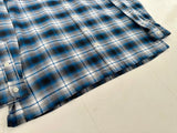 Polo Sport Shadow Plaid Loop L/S Shirt L Blue&White