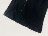 90s Polo Ralph Lauren Silk&Cotton Loop Shirt XL Black