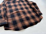 90s Pendleton Shadow plaid Western Shirt XXL Brown