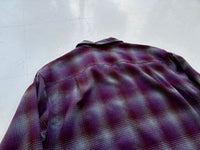 90s Pendleton Shadow Plaid Board Shirt XL Purple&Gray