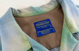 90s PENDLETON Shadow Plaid Board Shirt M Gray