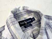90s Polo Ralph Lauren BLAIRE Plaid BD Shirt L