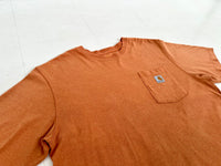 Used Carhartt Pocket T-shirt L Orange