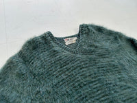 60s Montcrain Mohair Sweater L Emerald