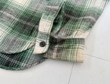 90s Polo Ralph Lauren Flannel Shadow Plaid L/S Shirt L Green