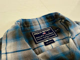 POLO SPORT Shadow Plaid Loop Shirt XXL Blue