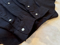 90s Polo Ralph Lauren LOWELL Linen L/S Shirt L Black