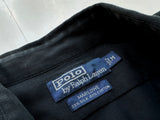 90s Polo Ralph Lauren MARLOWE L/S Shirt M Black