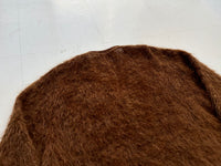 60s TOWNCRAFT Mohair Cardigan L DeepBrown