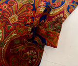 90s Polo Ralph Lauren Velour Paisley L/S Shirt XL